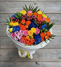 Букет цветов из:  Розы и Хризантемы в Сковородино