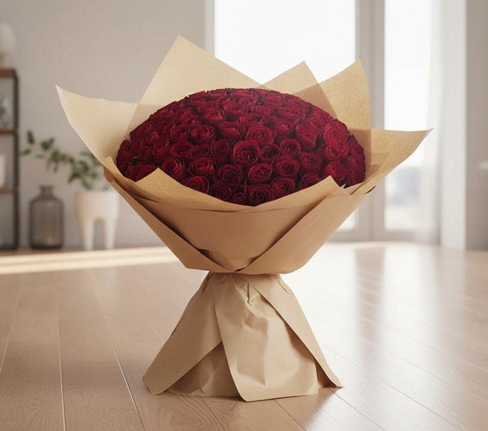 Букет 101 Красная роза в Сковородино