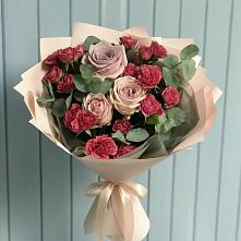 Букет цветов из:  Гвоздики и Розы в Сковородино